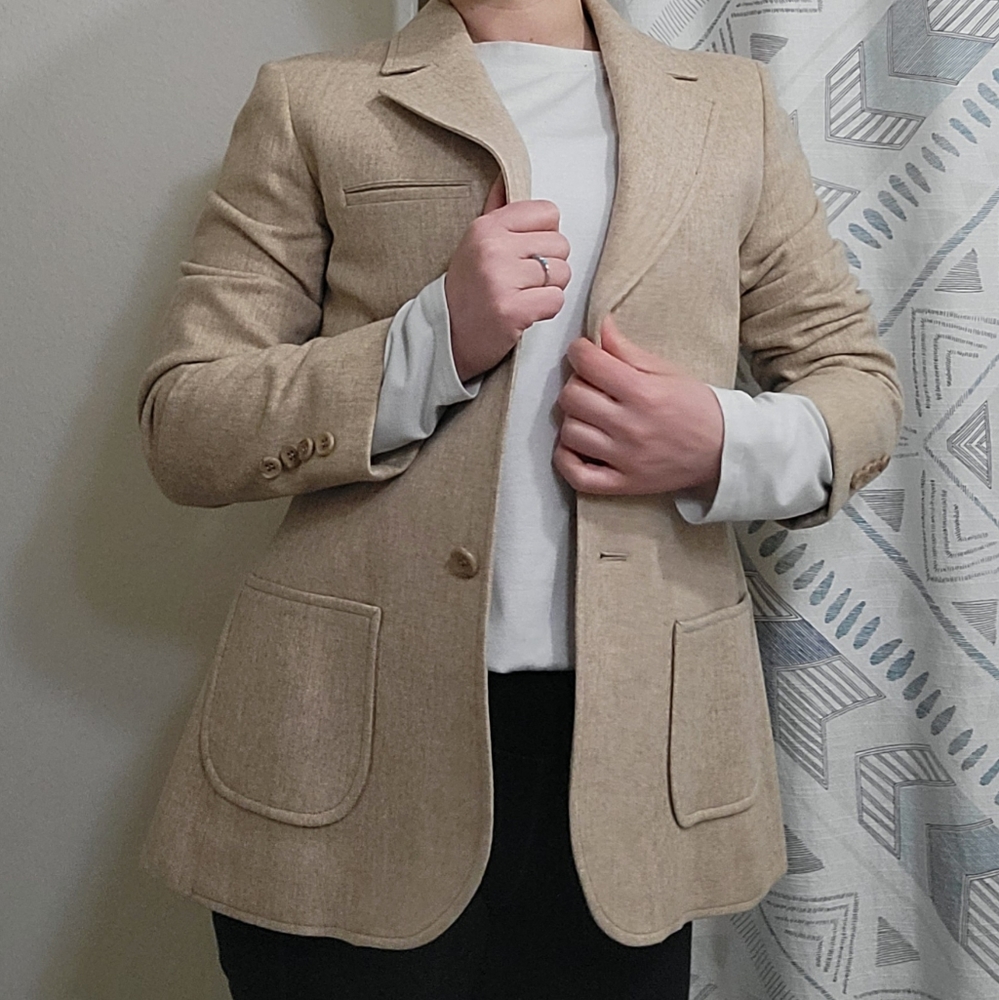 Pendleton 100% wool vintage blazer